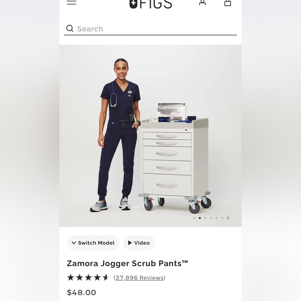 REMOVING ‼️ NAVY BLUE FIGS SCRUBS SET